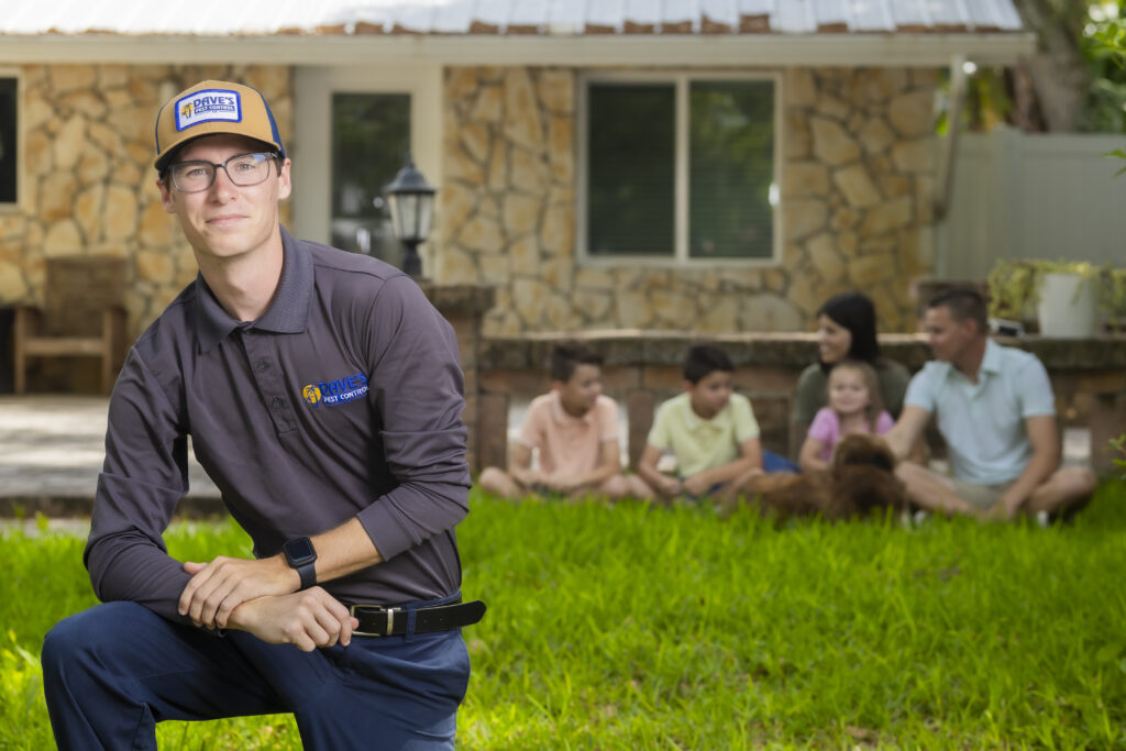 A Dave's Pest Control Exterminator