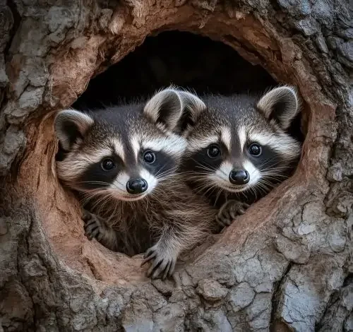 A-young-raccoon-poked-its-head-out-of-the-hole-in-the-tree-trunk-looking-charming-and-delicate-qzptl2augry345yorw5om6ks59xiel8og1w7edch98 (1)